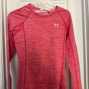 Under Armour Heathered Pink Performance Top